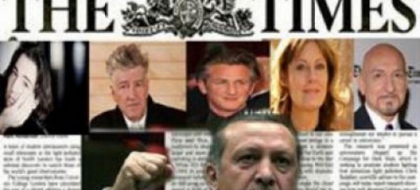 Το 2013 ήταν σε πρωτοσέλιδο των Times του Λονδίνου σε μια καμπάνια κατά του Ερντογάν