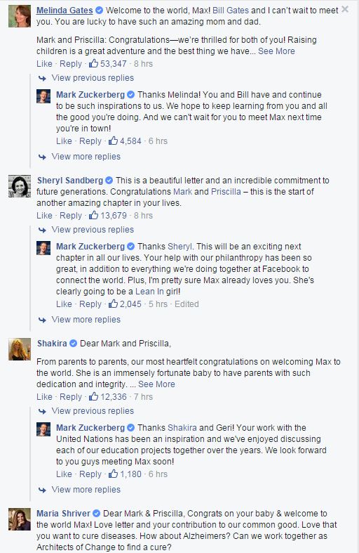 Η σελίδα του στο Facebook γέμισε από συγχαρητήρια