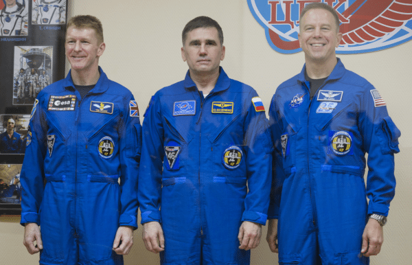 Πικ, Μαλεντσένκο και Κόπρα (από αριστερά) έτοιμοι για την αποστολή