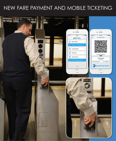 Τέλος οι ουρές στα εκδοτήρια εισιτηρίων. Με μια κίνηση και το κινητό τους οι κάτοικοι της Νέας Υόρκης θα μπορούν να πληρώνουν τα κόμιστρα.