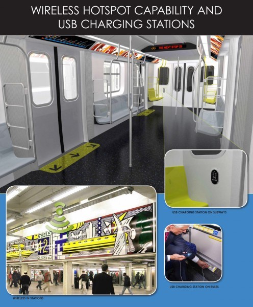 Οι επιβάτες θα μπορούν να φορτίζουν τις συσκευές τους αλλά και να βρίσκονται συνδεδεμένοι στο διαδίκτυο χωρίς επιπλέον χρηματική επιβάρυνση.