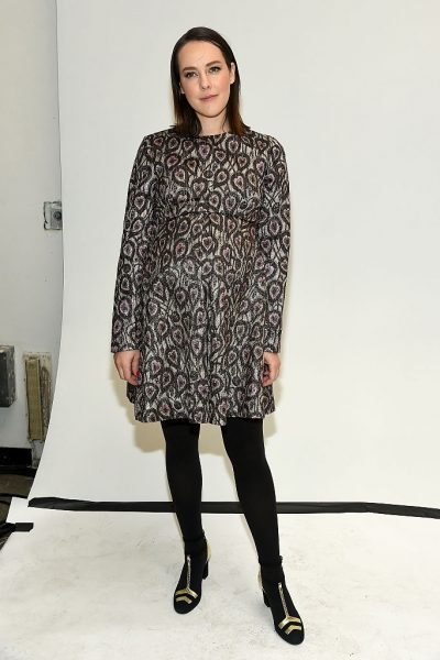 NEW YORK, NY - FEBRUARY 13: Actress Jena Malone backstage at the Jill Stuart fashion show during Fall 2016 New York Fashion Week at Industria Superstudio on February 13, 2016 in New York City. (Photo by Ben Gabbe/Getty Images)