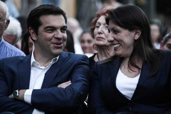 O πρωθυπουργός Αλέξης Τσίπρας στην εκδήλωση Μνήμης για τα 41 χρόνια από την κατάρρευση της δικτατορίας, που διοργάνωσε ο Σύνδεσμος Φυλακισθέντων και Εξορισθέντων Αντιστασιακών – ΣΦΕΑ, στο Πάρκο Ελευθερίας (πρώην ΕΑΤ ΕΣΑ), στην Αθήνα, 23 Ιουλίου, 2015