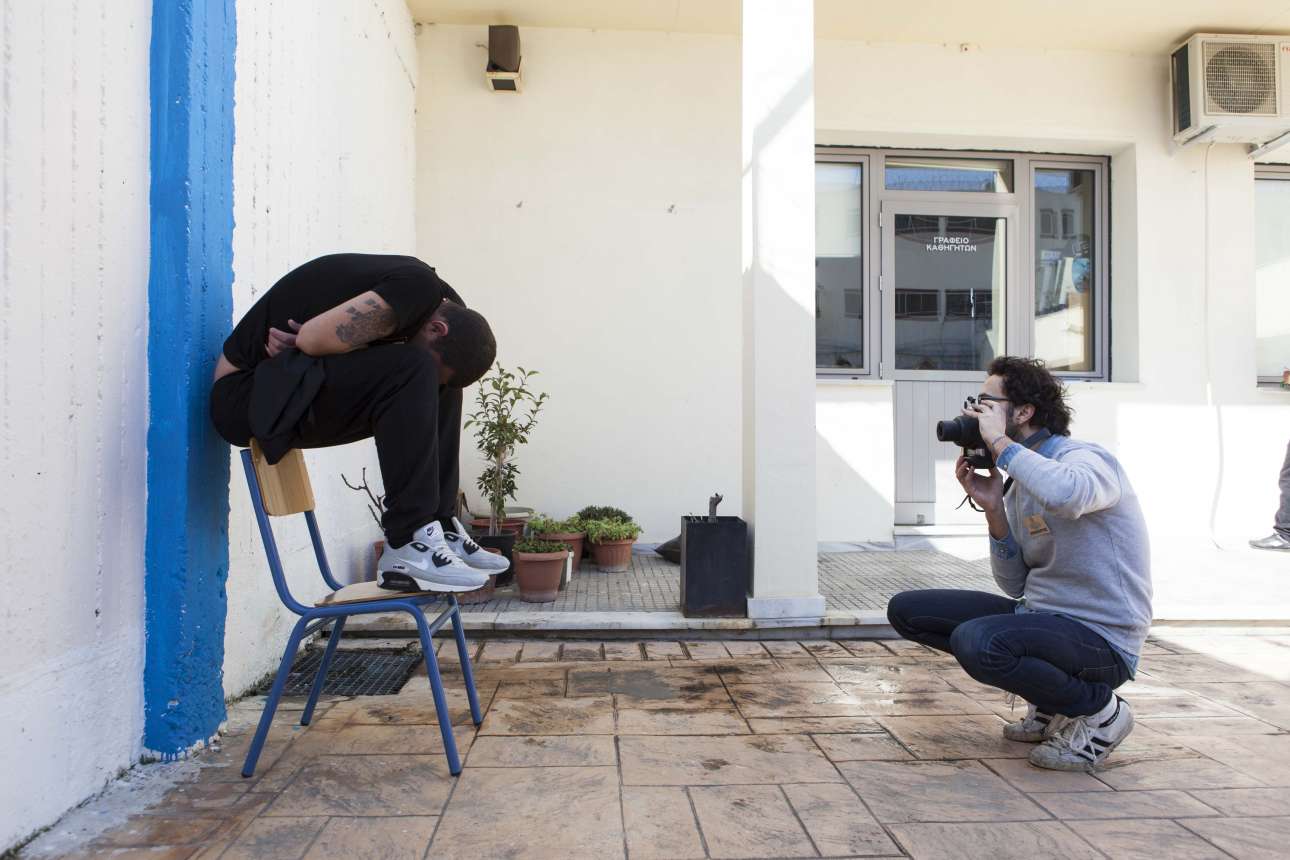 Performance workshop, 3rd School of Second Chance Thessaloniki (Prison of Diavata) © Kosmas Stathopoulos (4)