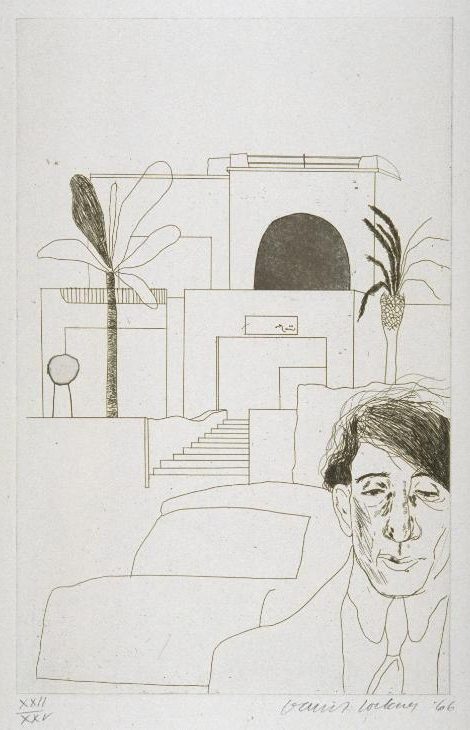 Portrait of Cavafy II 1966 David Hockney born 1937 Purchased 1992 http://www.tate.org.uk/art/work/P77575