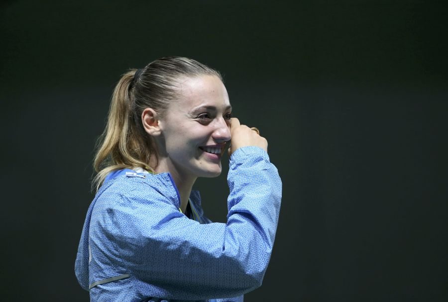 2016 Rio Olympics - Shooting - Victory Ceremony - Women's 25m Pistol Victory Ceremony