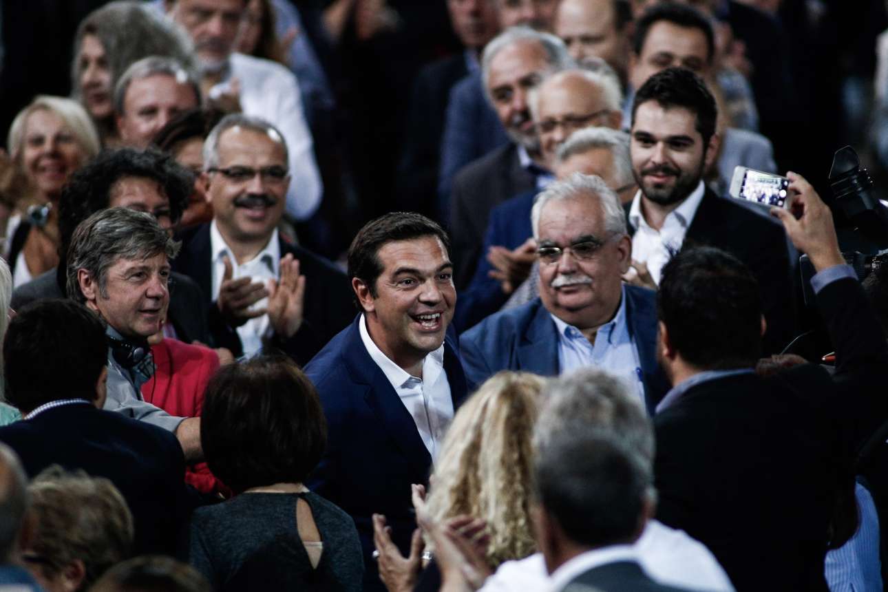 Η άφιξη του Αλέξη Τσίπρα (SOOC)