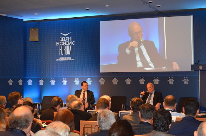 Ο Κώστας Σημίτης είπε ότι το Grexit υφίσταται ακόμα ως ενδεχόμενο