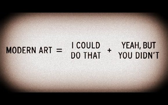 Τι είναι μοντέρνα τέχνη; Η απόψη από τον συνήγορο του διαβόλου