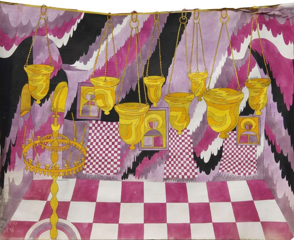 Ρουφούσε ανέκαθεν έμπνευση από κάθε τι ελληνικό. Ακόμα και τα καντήλια μιας εκκλησίας