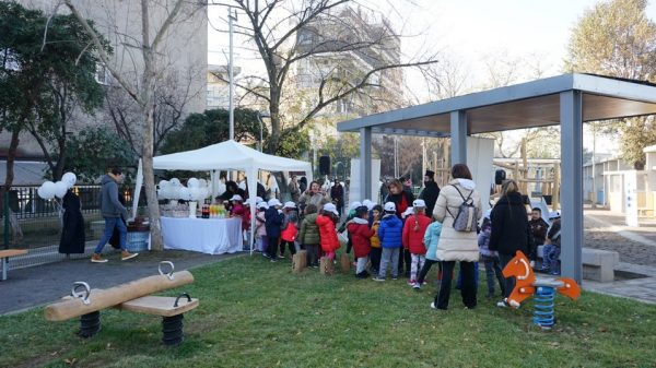 Στιγμιότυπο από την εκδήλωση στον Δήμο Αμπελοκήπων-Μενεμένης