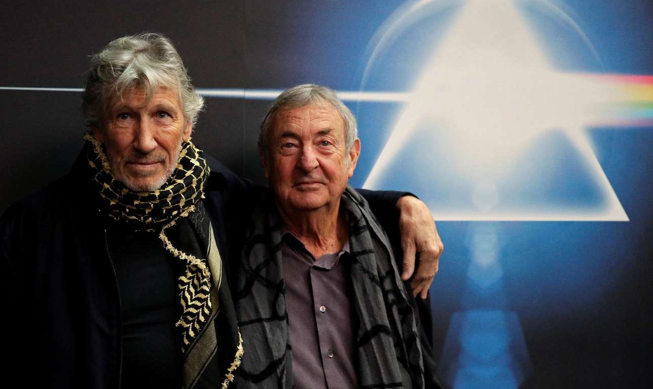 Band members Roger Waters (L) and Nick Mason pose before the unveiling of The Pink Floyd Exhibition Their Mortal Remains at the Macro Museum in Rome, Italy January 16, 2018. REUTERSMax Rossi