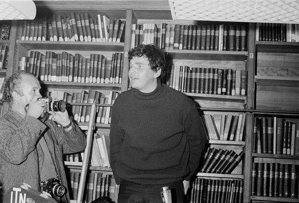 German politician Daniel Cohn-Bendit ('Dany le Rouge' or 'Danny the Red') at a press conference, Paris, France, 30th May 1968. (Photo by Reg Lancaster/Daily Express/Hulton Archive/Getty Images)