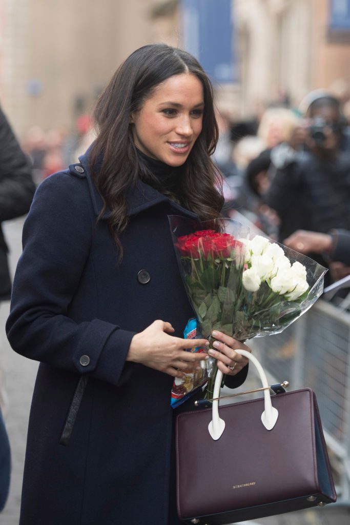 NOTTINGHAM, ENGLAND - DECEMBER 01: US actress Meghan Markle visits Nottingham for her first official public engagement with fiancee Prince Harry on December 1, 2017 in Nottingham, England. Prince Harry and Meghan Markle announced their engagement on Monday 27th November 2017 and will marry at St George's Chapel, Windsor in May 2018. (Photo by Jeremy Selwyn - WPA Pool/Getty Images)
