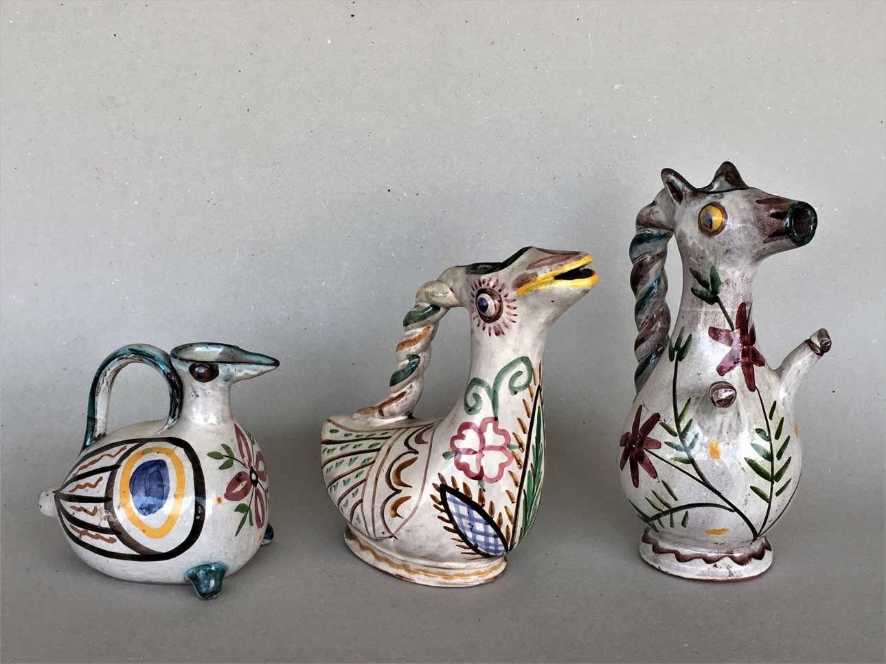 Ζωόμορφα αγγεία Εργαστηρίου Ν. Κουρτζή-Χ. Πανταζή, Αγιάσος, Λέσβου, (δεκαετία '70)