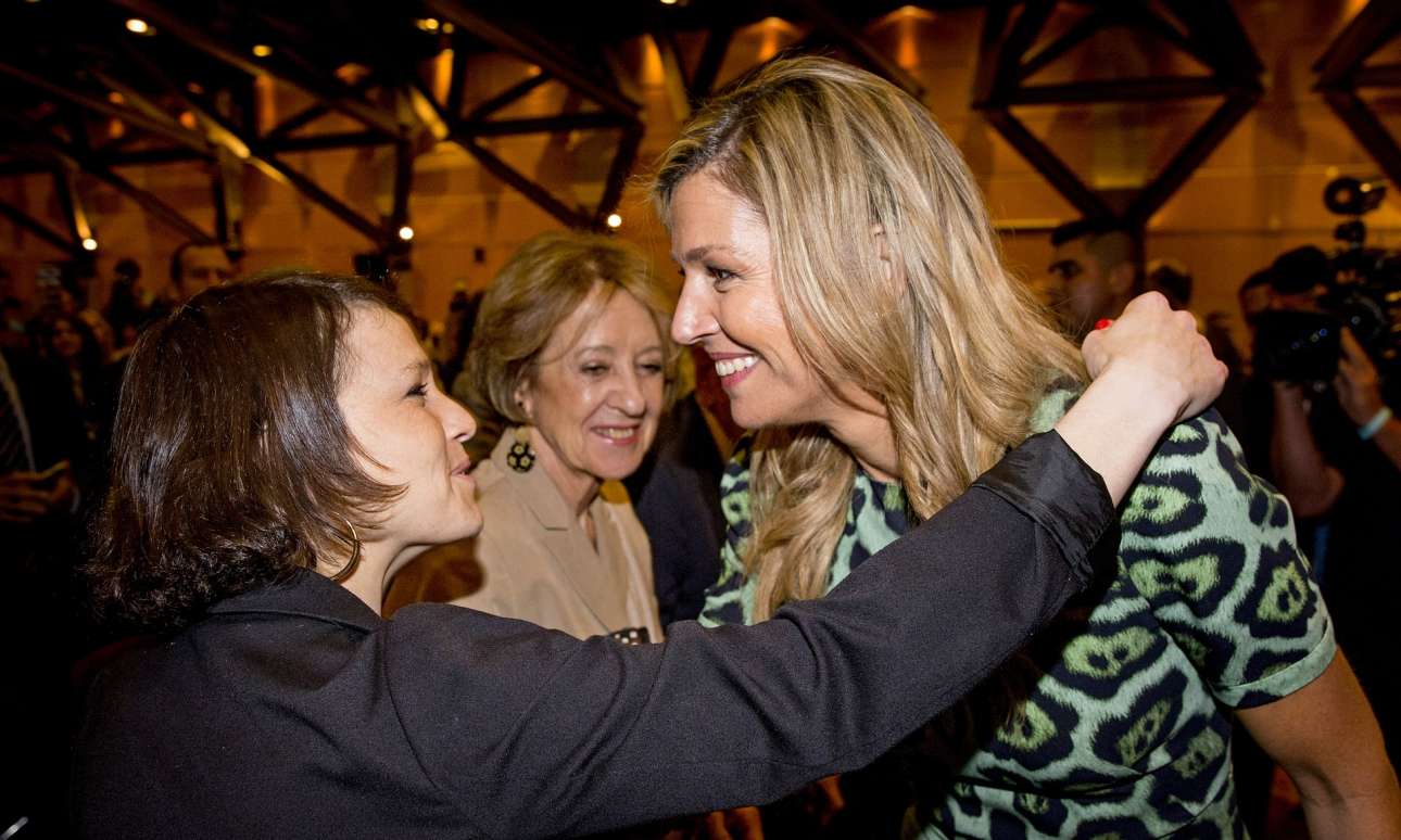 Η Ινές αριστερά, με τη Μάξιμα (Patrick van Katwijk/Getty Images)