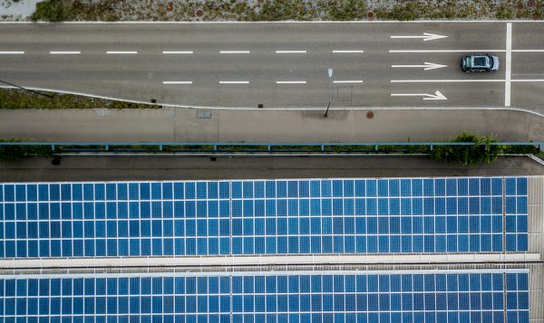 solar panel and road_684973684sm