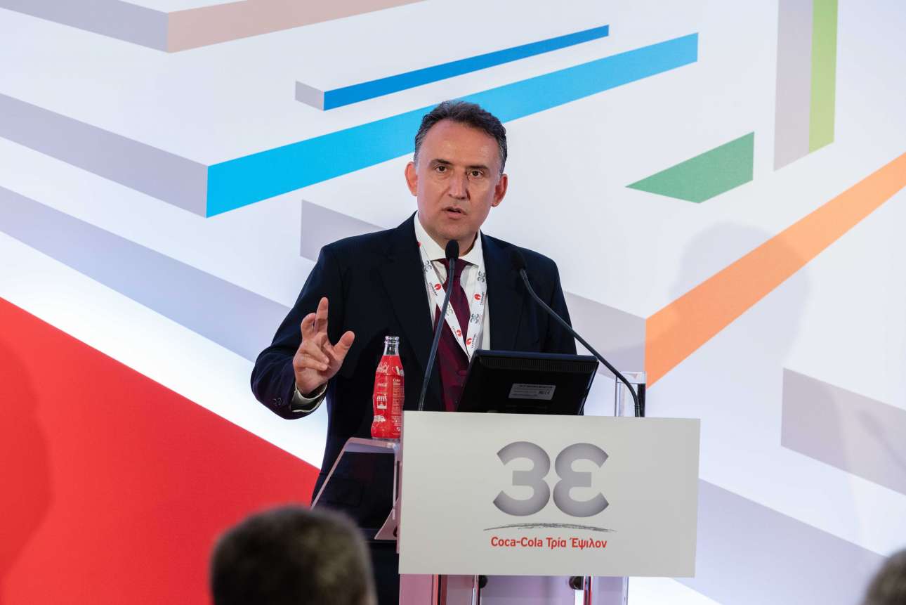 Ο Γενικός Διευθυντής της Coca-Cola Τρία Έψιλον, Γιάννης Παπαχρήστου
